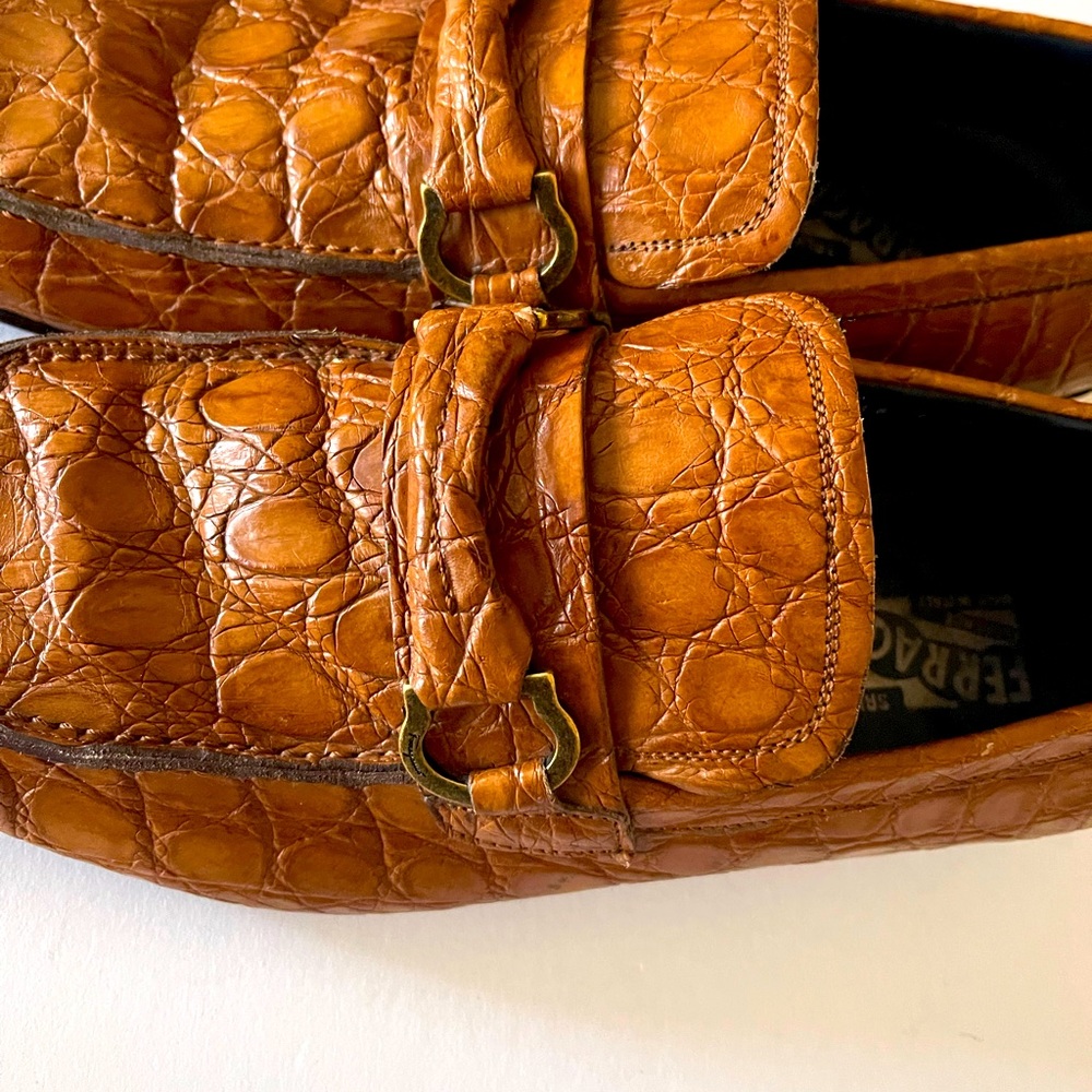 Salvatore Ferragamo Crocodile leather skin men’s shoes - Picture 6 of 9